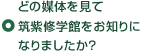 どの媒体を見て筑紫修学館をお知りになりましたか？