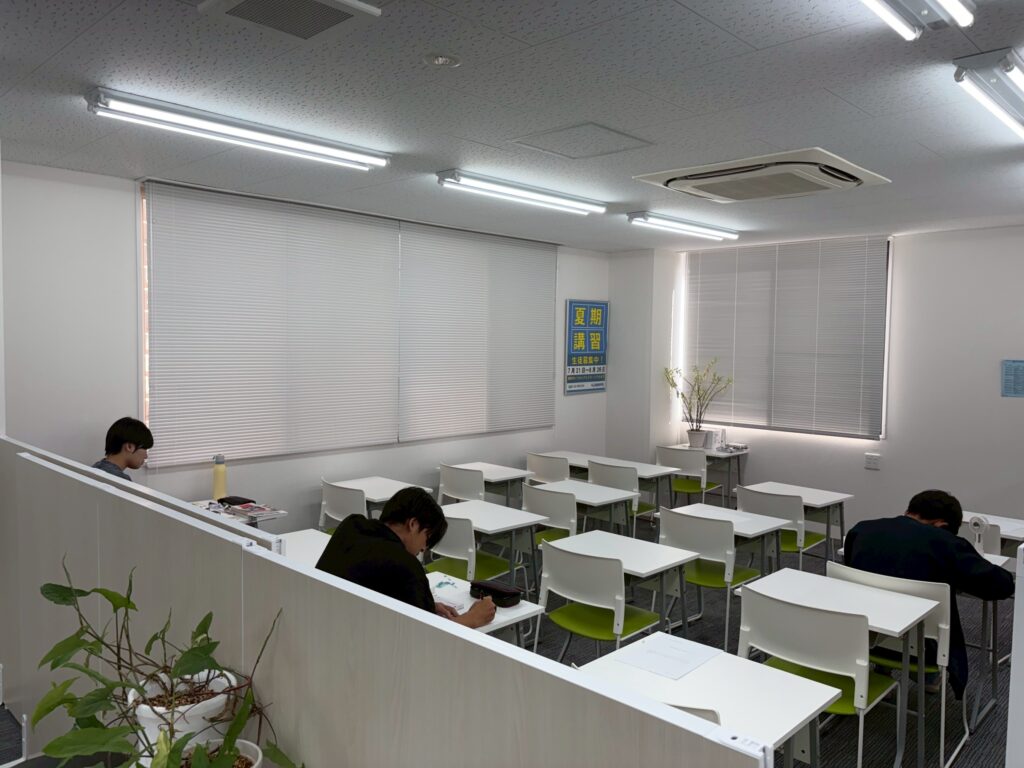 受験に勝つため　自習室をうまく使おう