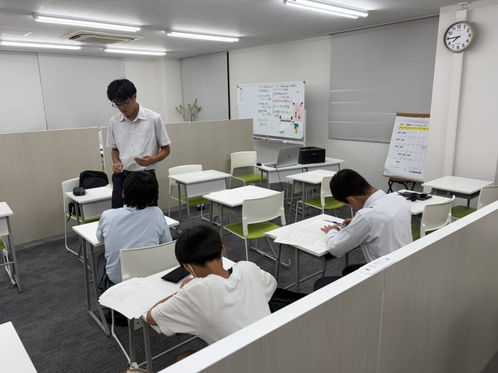 夏休み明け　9月の受講スタート