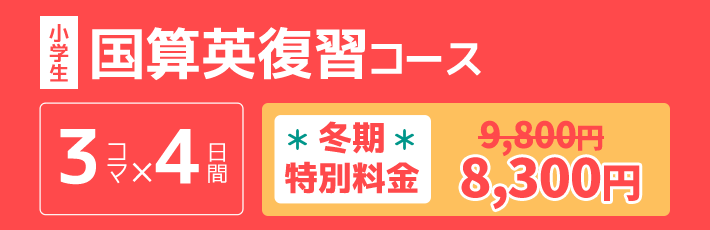 小学生：国算英復習コース