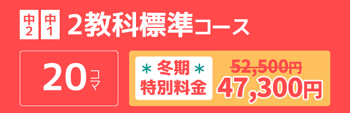 中2中1：2教科標準コース